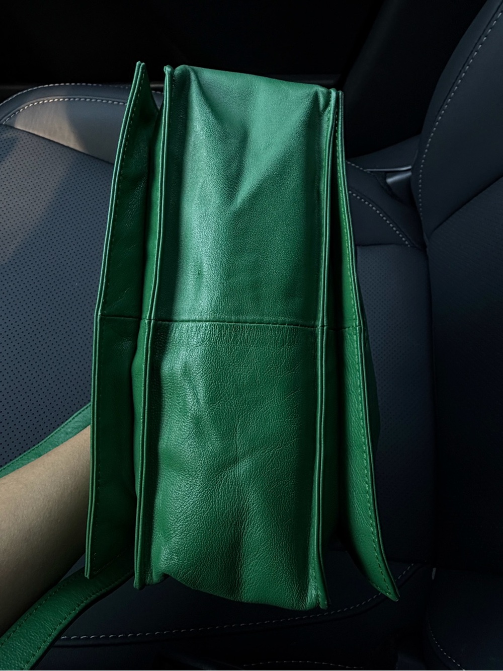 Rare Early Loewe Flamenco Tassel Mini Shoulder Bag Green Leather Archive - Picture 10 of 16
